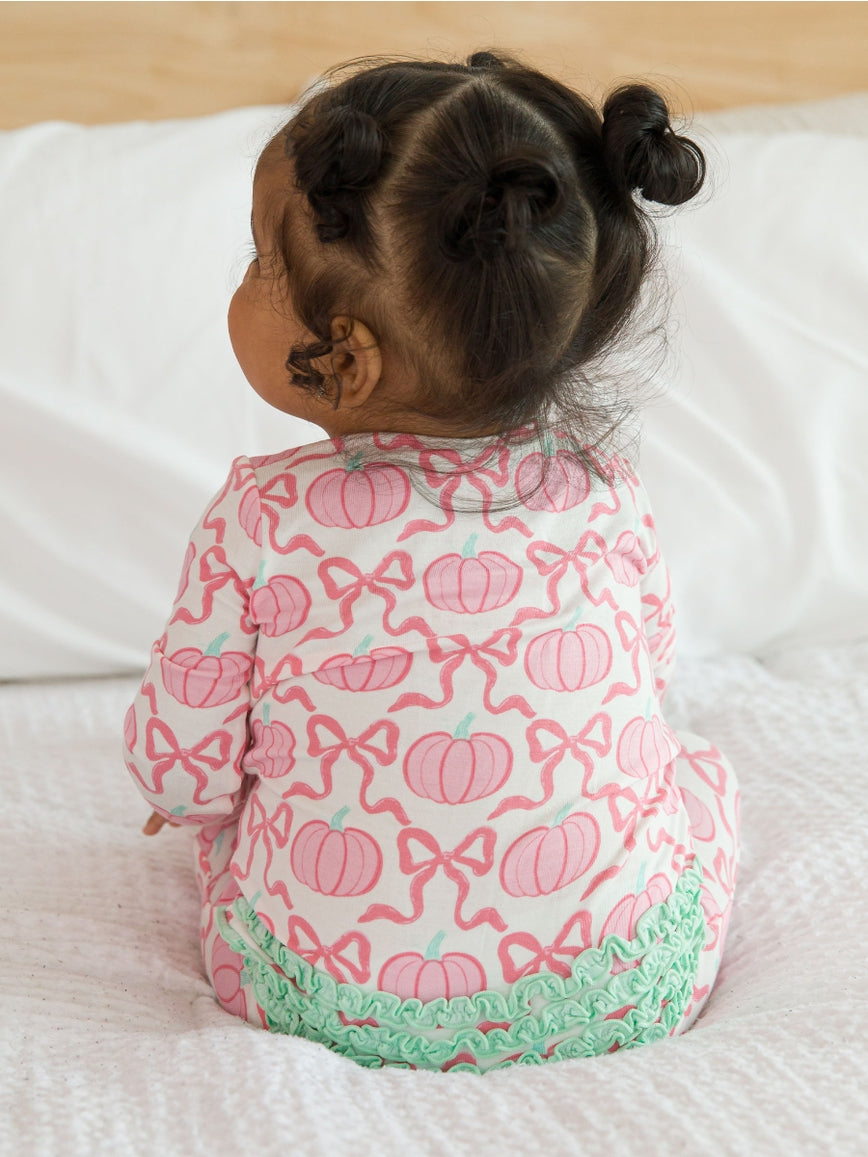 Fairytale Pumpkins Footie PJ/Ruffle Butts
