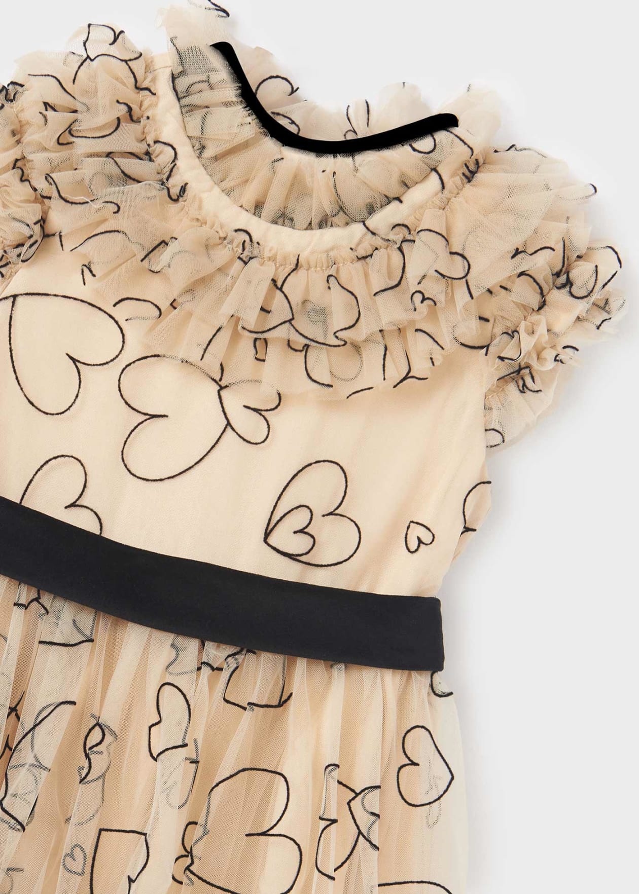 Hearts Tulle Dress/Abel & Lula