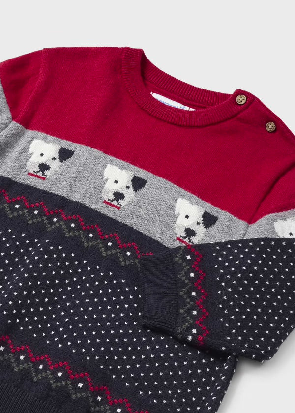 Dog Jacquard Sweater/Mayoral