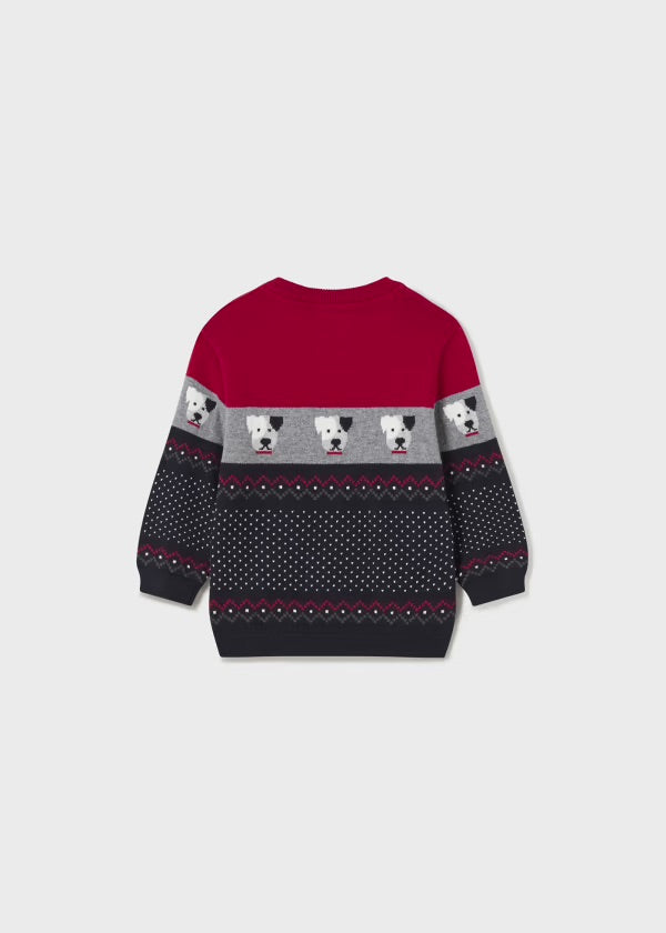 Dog Jacquard Sweater/Mayoral