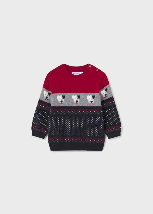 Dog Jacquard Sweater/Mayoral