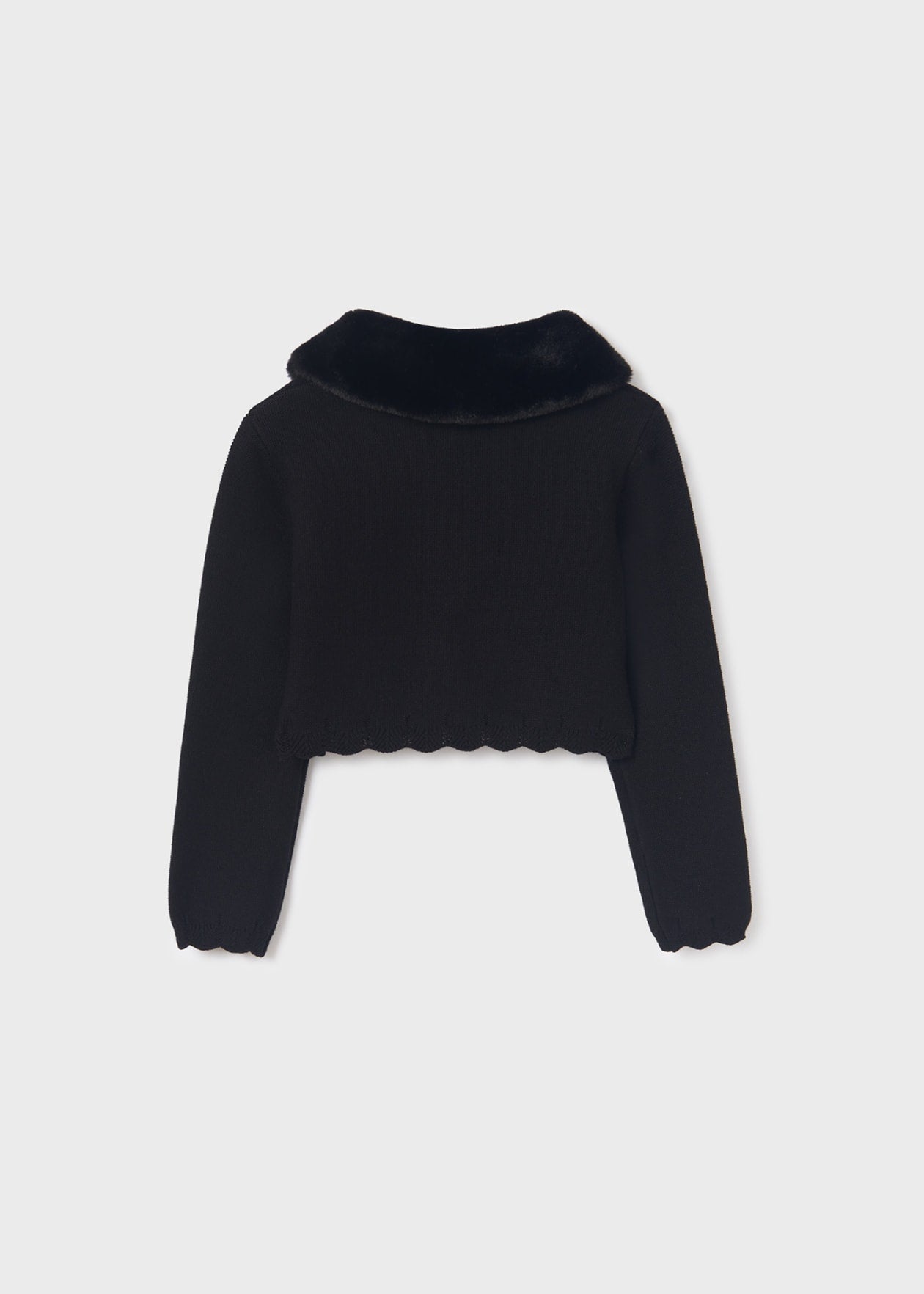 Fur Collar Cardigan/Abel & Lula