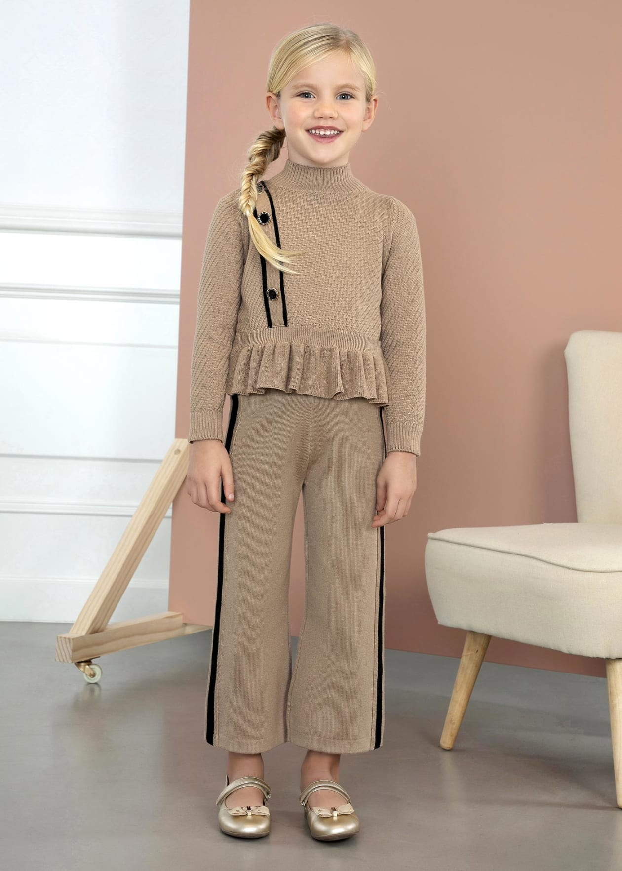 Knit Trouser Set/Abel & Lula
