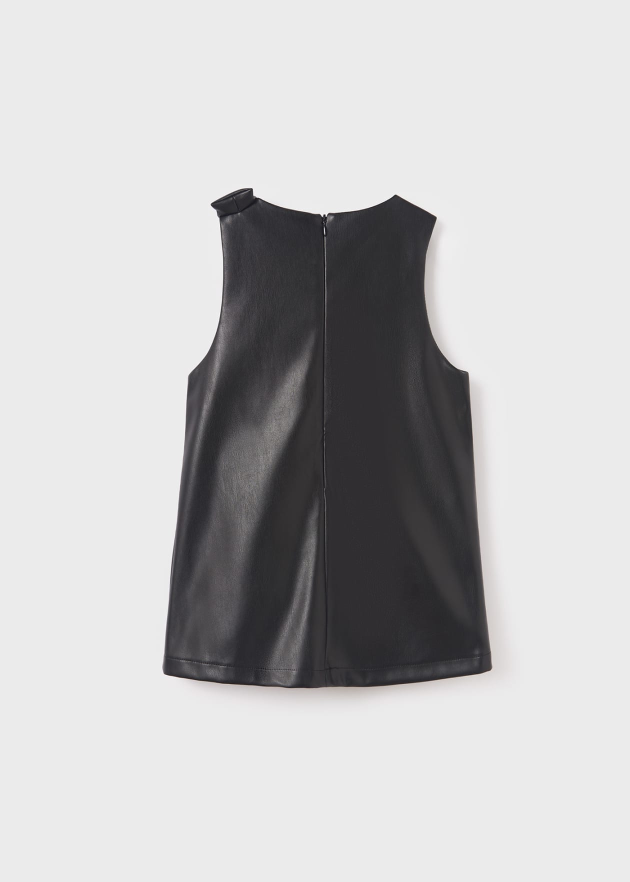 Faux Leather Pinafore/Abel & Lula