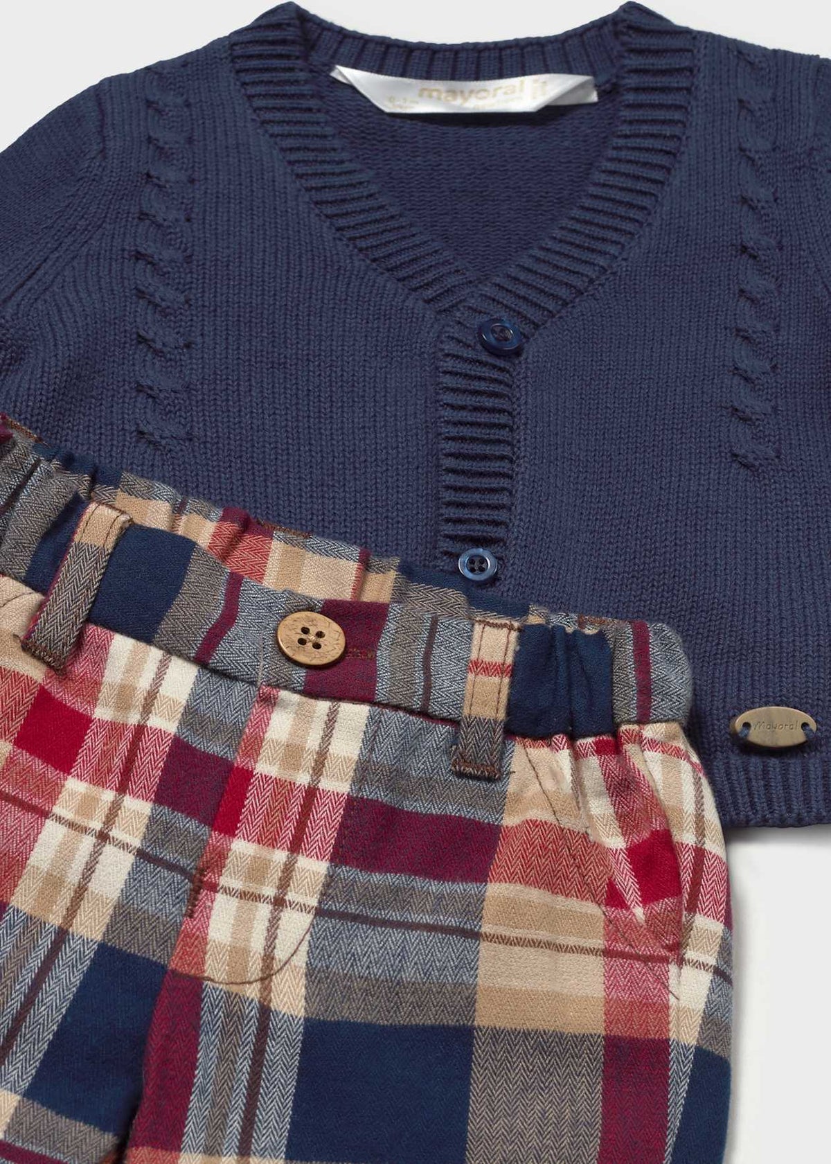 Pants and Cardigan Shirt Set/Mayoral
