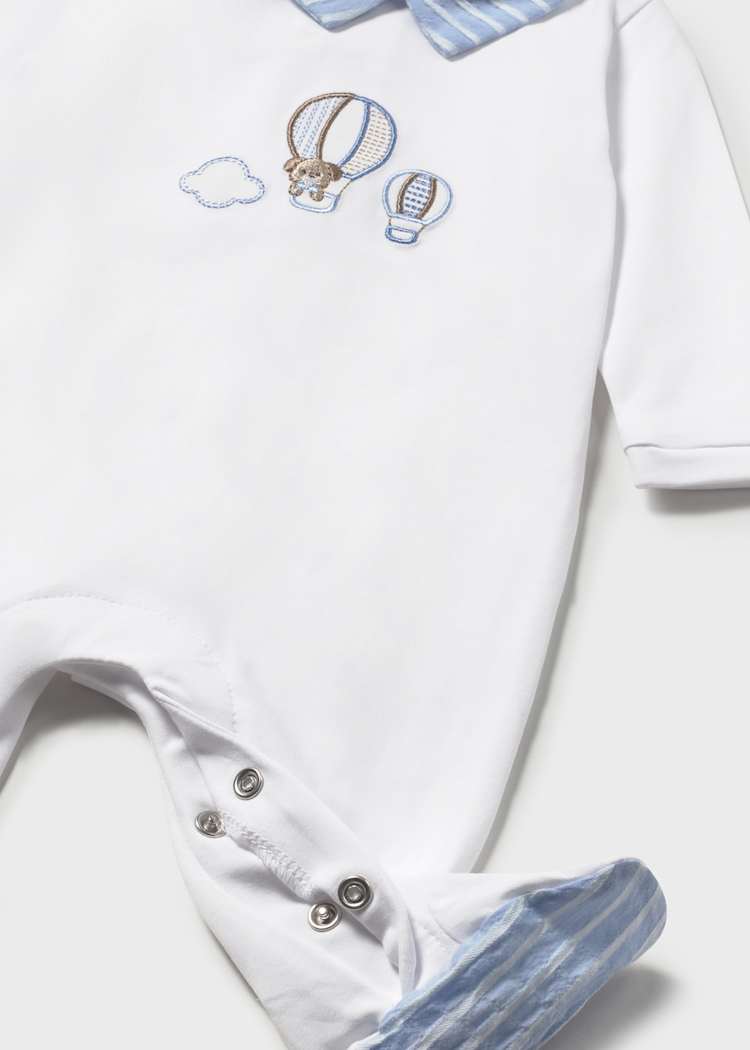 Boy Embroidered One Piece/Mayoral