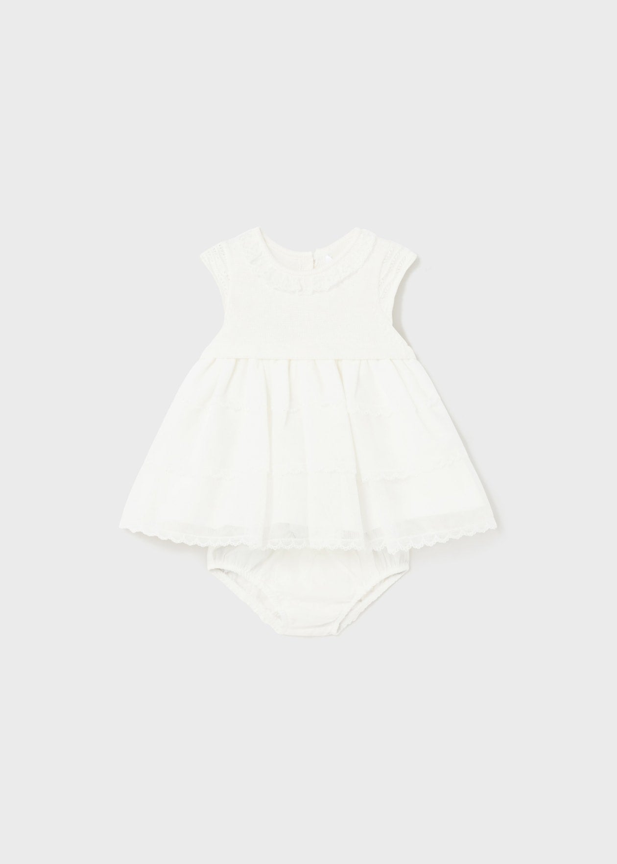 Knit Tulle Dress/Mayoral