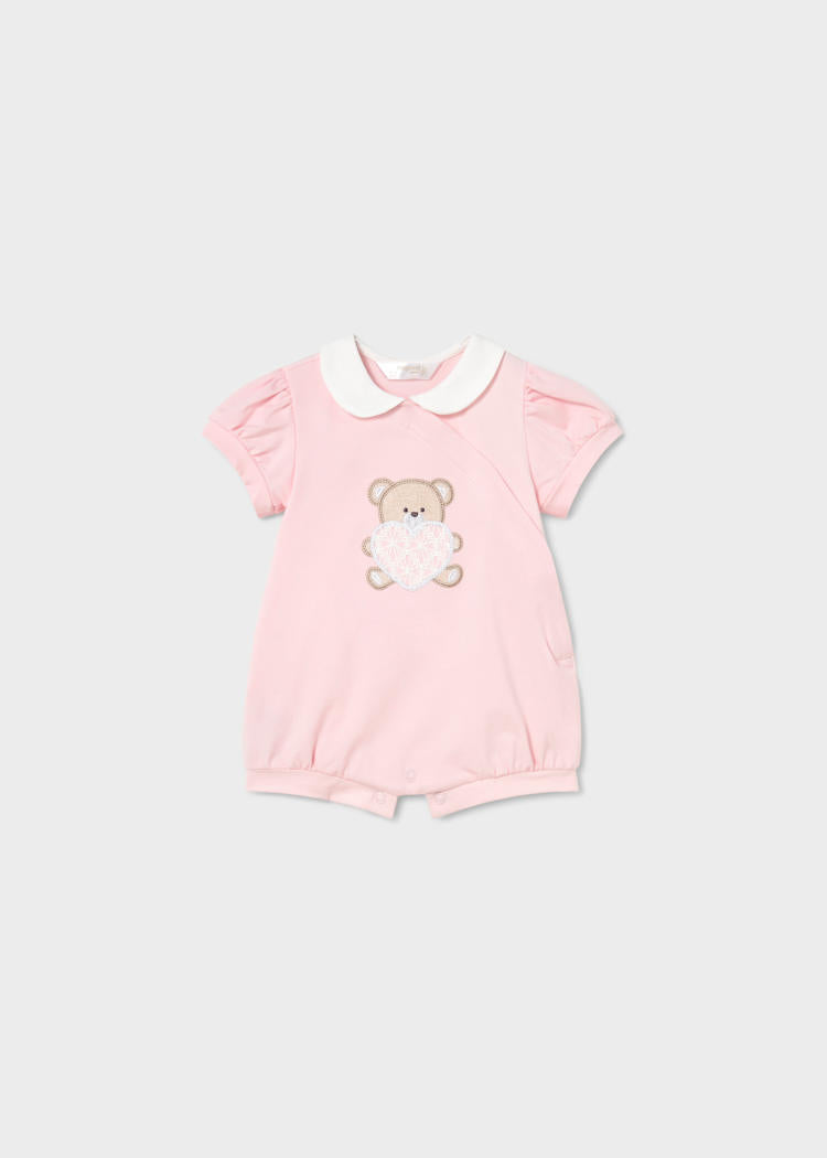 Baby Bear Heart Romper/Mayoral