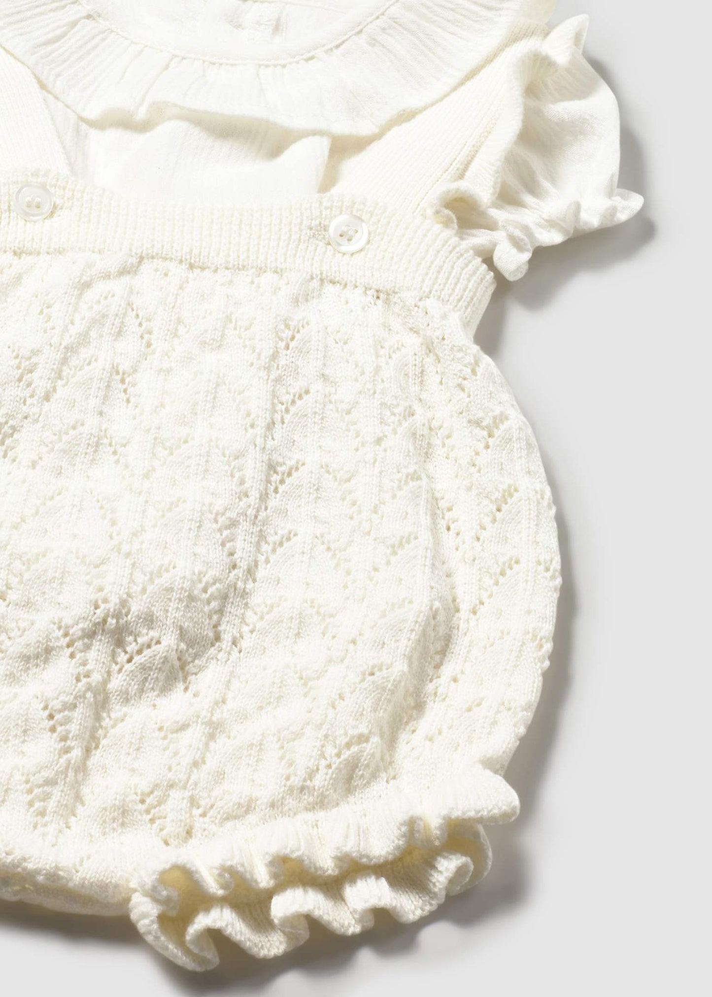 Girl Knit Dungaree Set/Mayoral