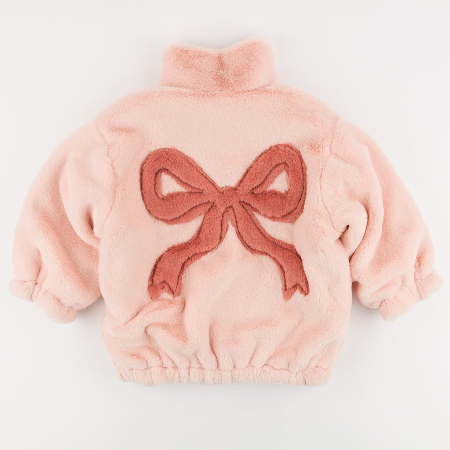 Coquette Bows Faux Fur Jacket/Oh Baby