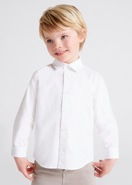 boys white dress shirt White Dress Shirt/146/Mayoral – Shoe Strings