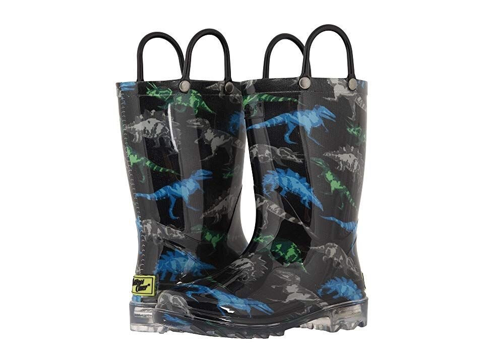 Western Chief Kids Dinosaur Friends Lighted Rain Boot