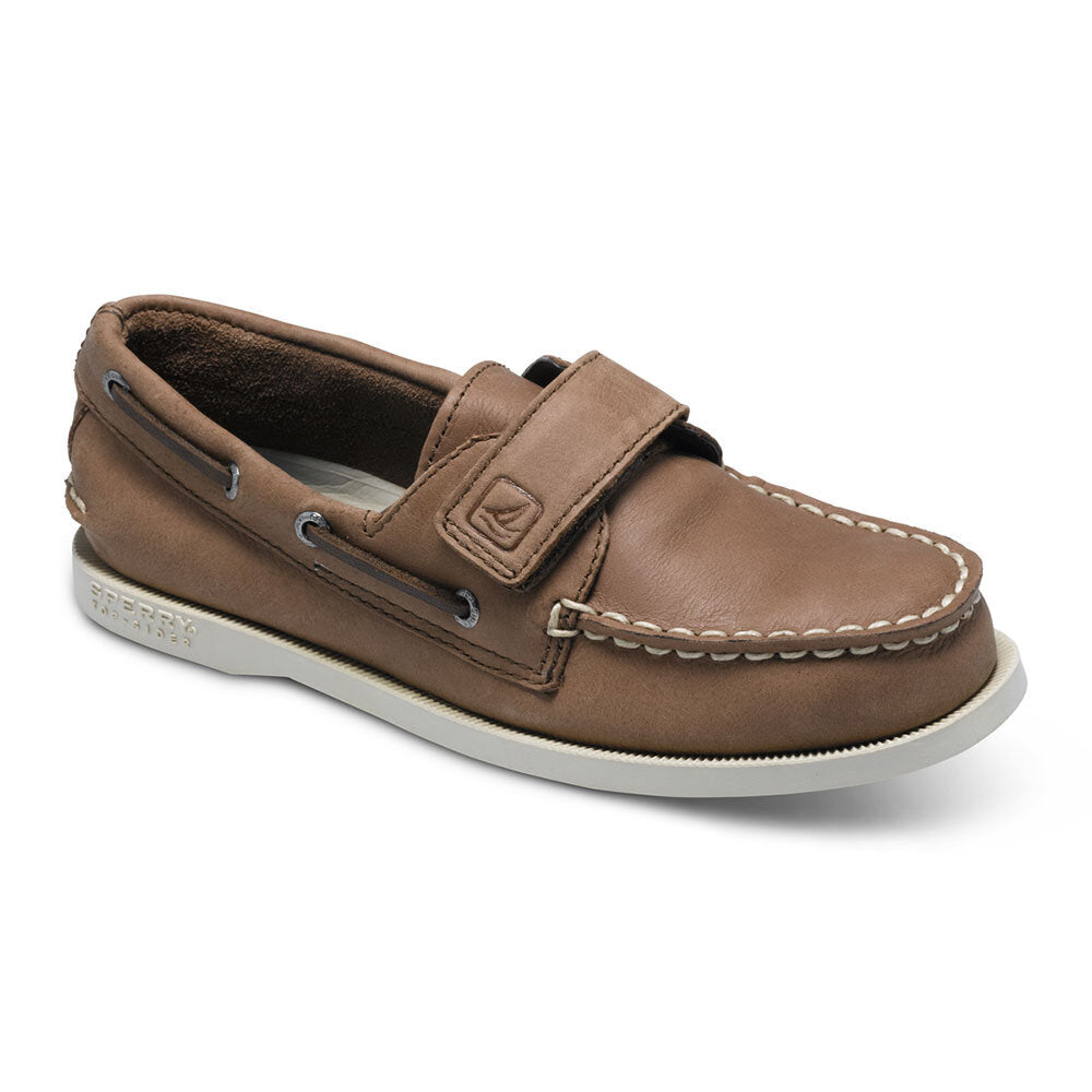 Sperry Authentic Original Velcro Brown – Shoe Strings Sperry Authentic Original Velcro Brown – Shoe Strings