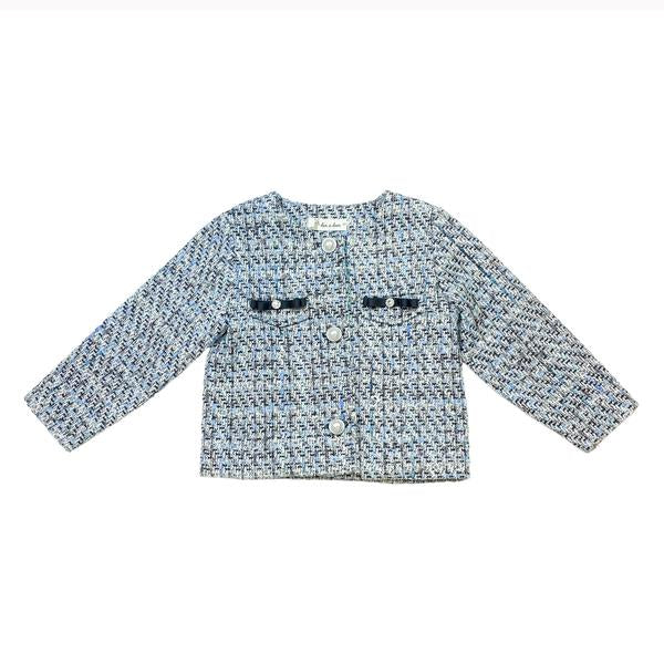 Pearl Button Tweed Jacket/Doe a Dear