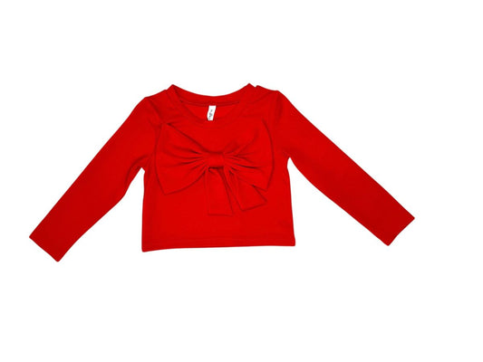 Red Big Bow L/S Shirt/ML Kids