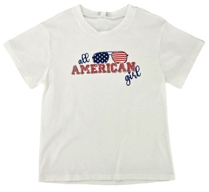 All American Girl Tee/ML Kids