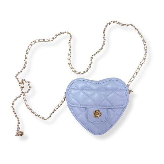 Quilted Leather Heart Purse/Doe a Dear