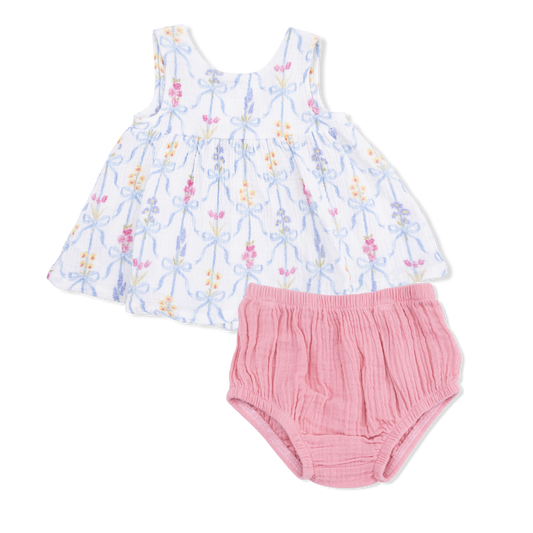 Ribbon Bouquets Dress & Bloomer/Angel Dear