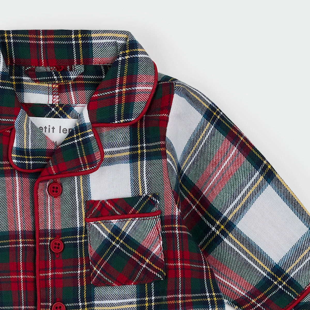 Scarlet Plaid Flannel/Petit Lem