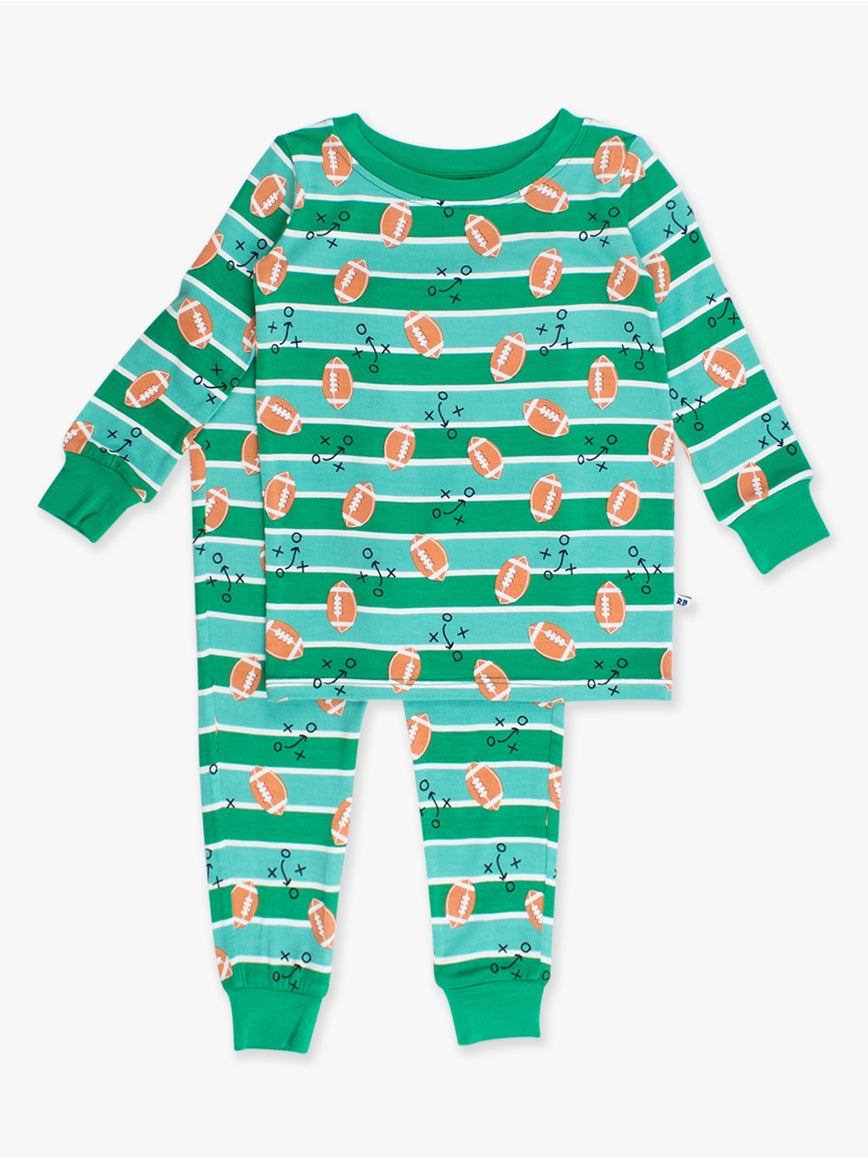 Tackles & Touchdowns L/S Pajama Set/Rugged Butts