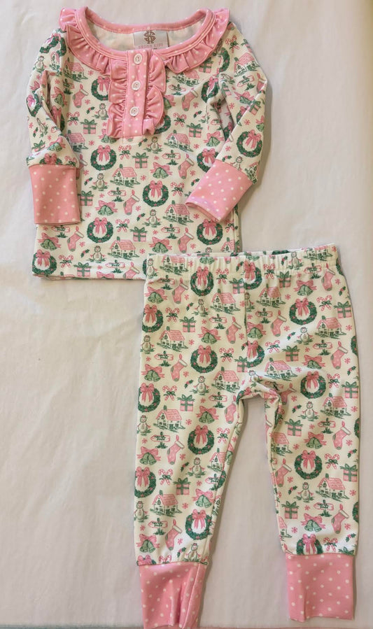 Christmas Butterknit 2 Pc Pajama/Swoon Baby