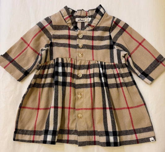 Mini Tartan Ivy Dress/Oh baby