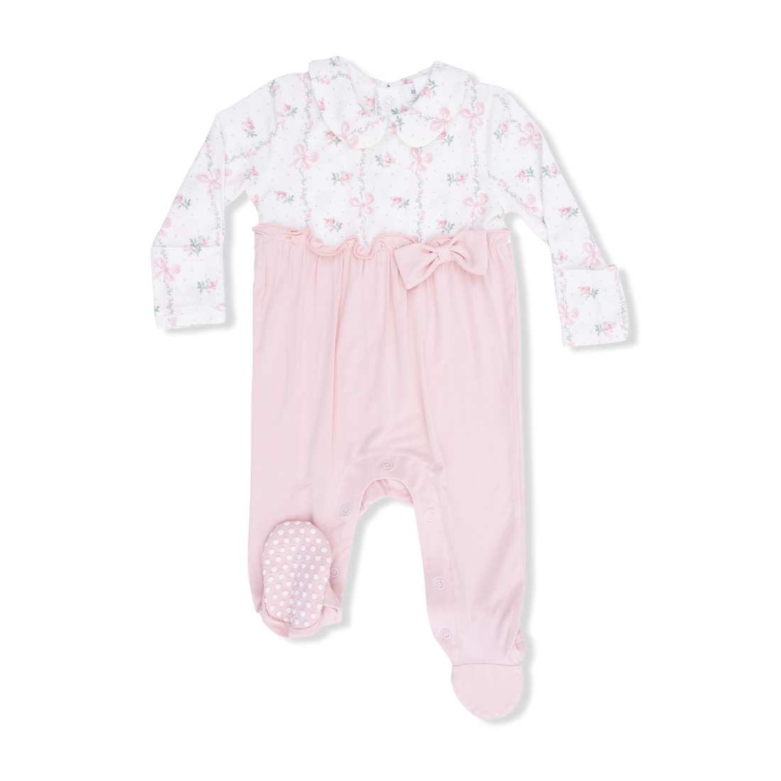 Dainty Buds & Bows Footie/Angel Dear