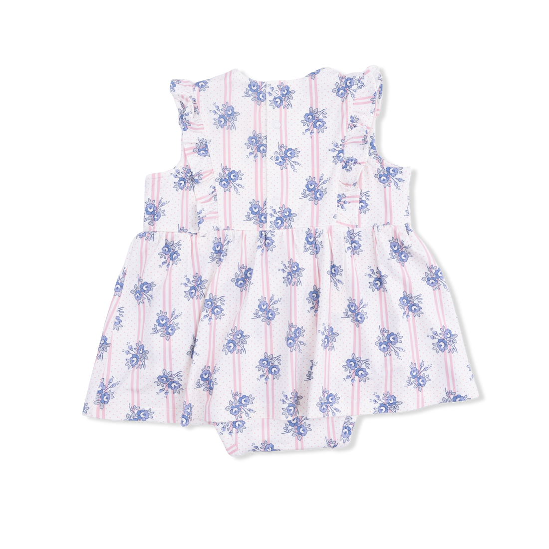 Stripe Dot Roses Bodysuit Dress/Angel Dear