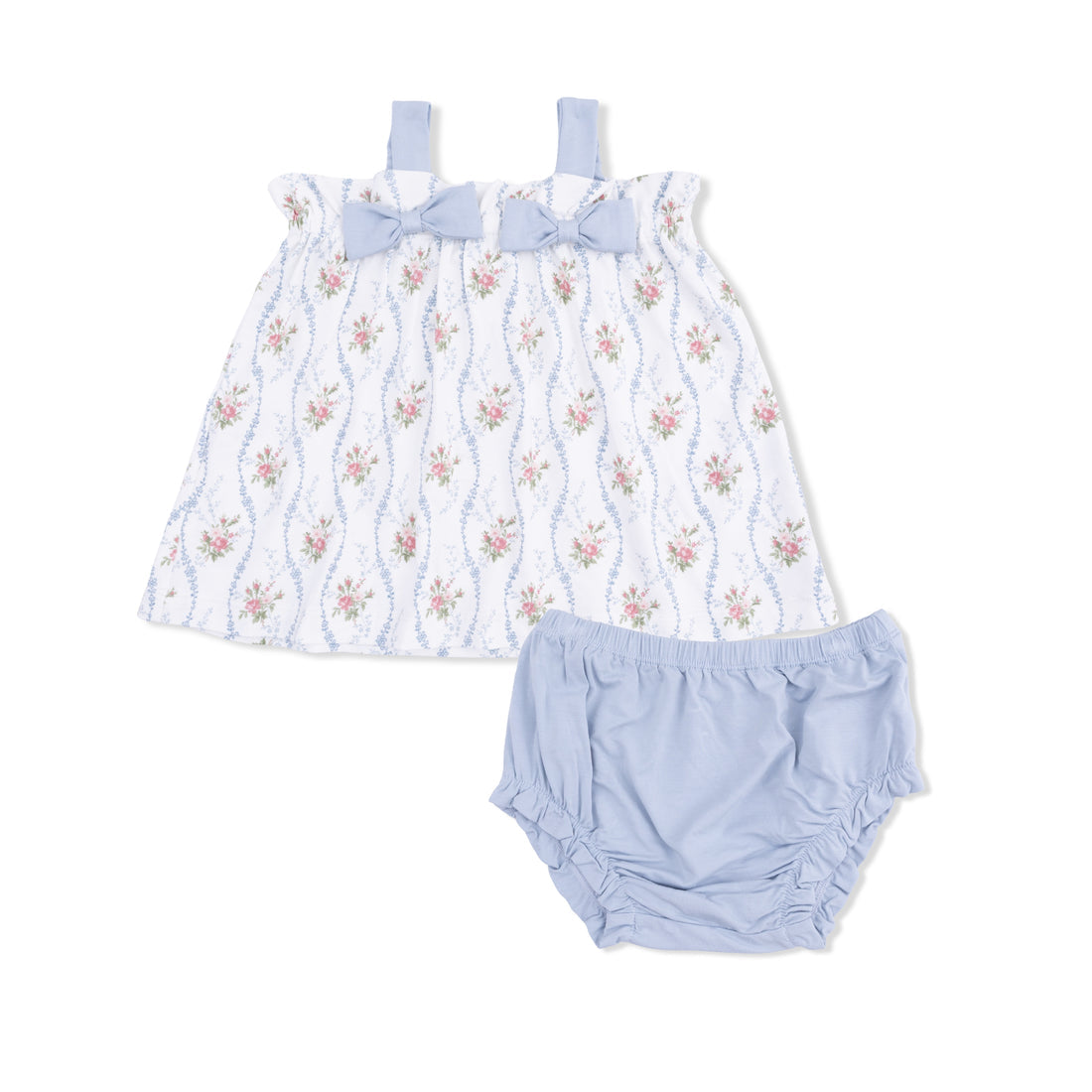 Heirloom Rose Stripe Top w/ Bloomer/Angel Dear