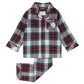 Scarlet Plaid Flannel Set/Petit Lem