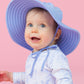 Periwinkle Swim Hat/Ruffle Butts