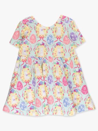 Bunnies in Bloom S/S Twirl Dress/Ruffle Butts