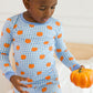 Pumpkin Patch Gingham L/S Pajama Set/Ruffle Butts