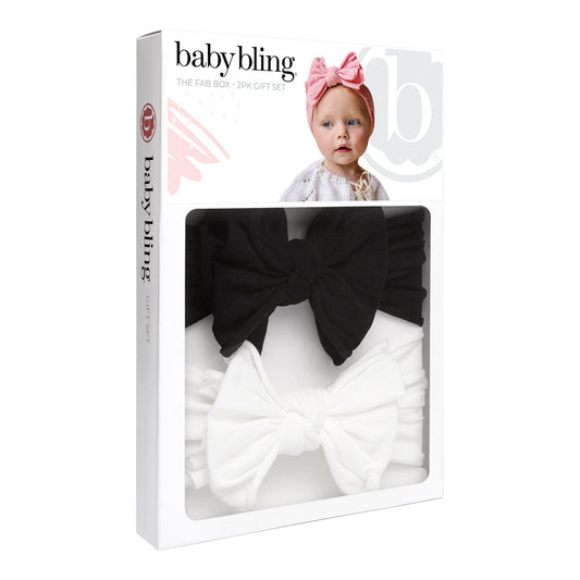 2 Pk Headband Gift Set/Baby Bling