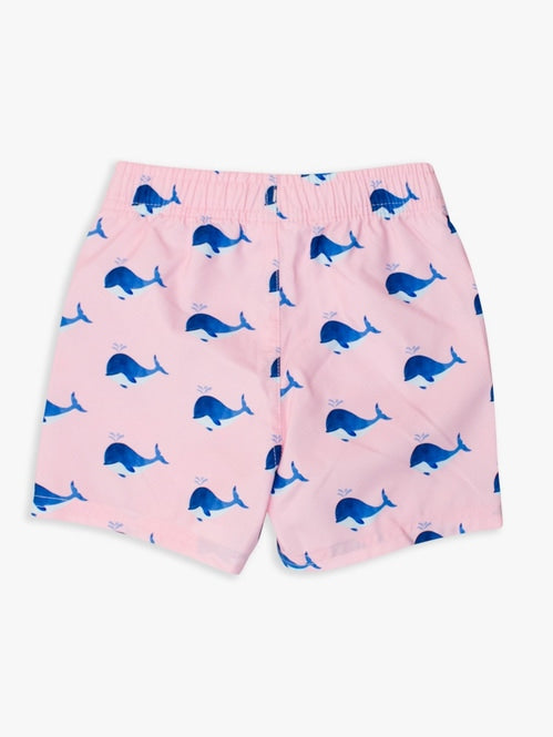 Pink Whale Swim Trunks/Rugged Butts