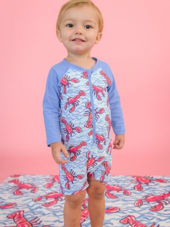 Lobster Lagoon Rash Guard/Rugged Butts