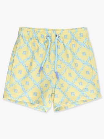 Banana Coastal Charm Swim Trunks/Rugged Butts