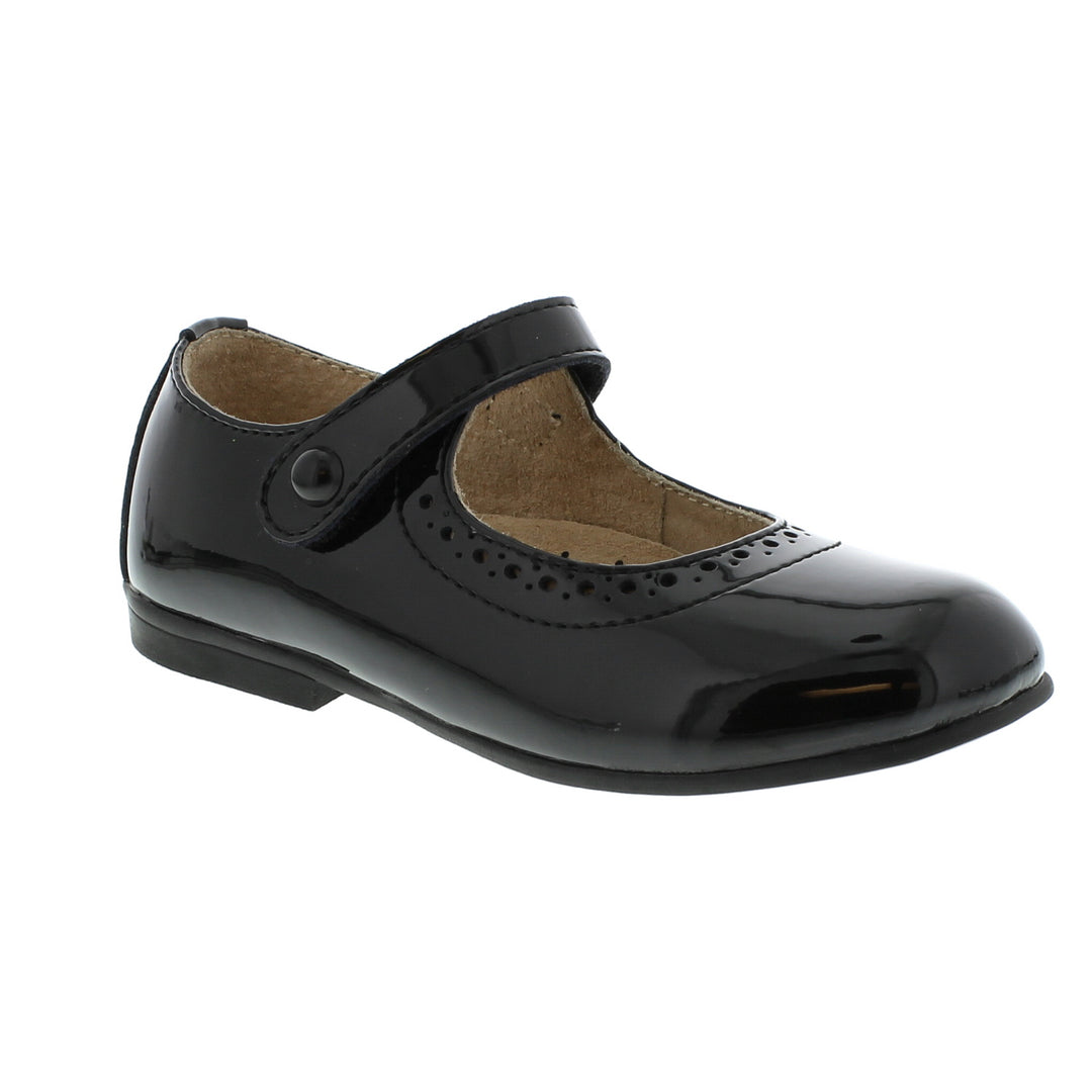 Emma Black Patent/Footmates