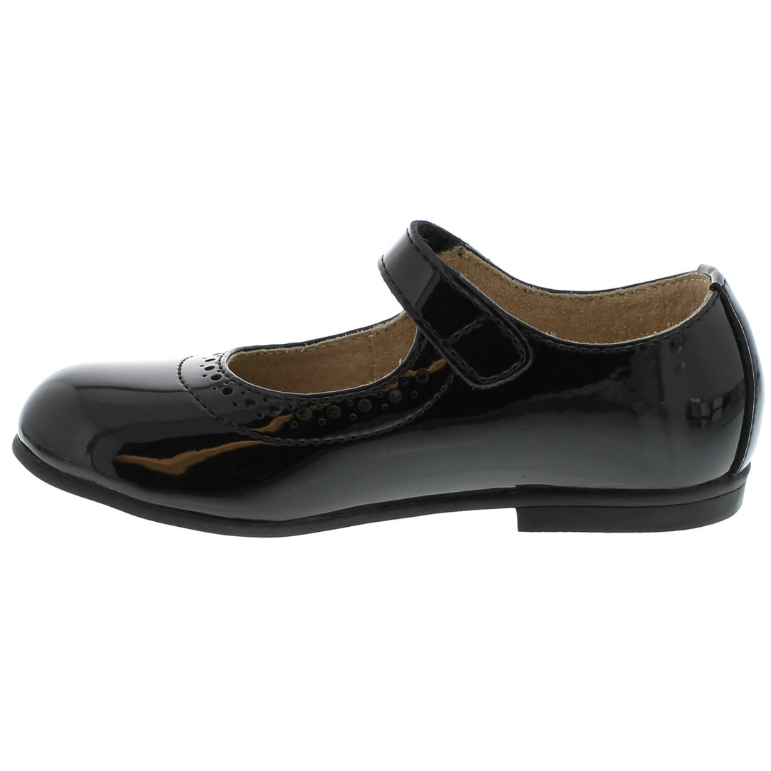 Emma Black Patent/Footmates