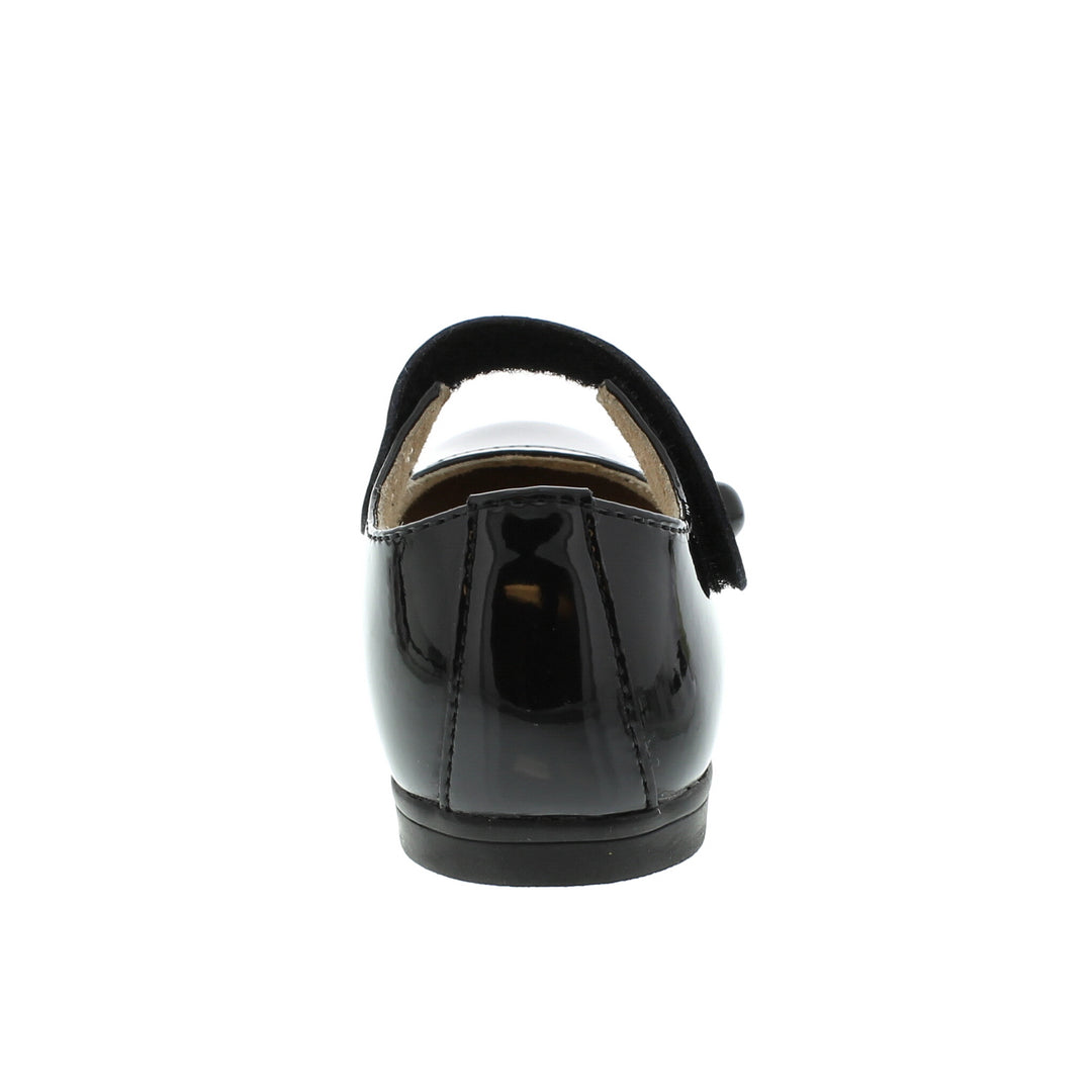 Emma Black Patent/Footmates