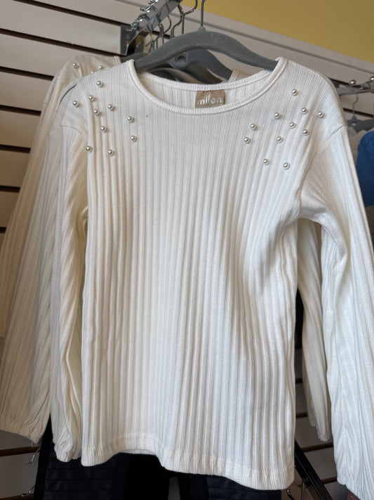 Pearl Long Sleeve Top/Milon