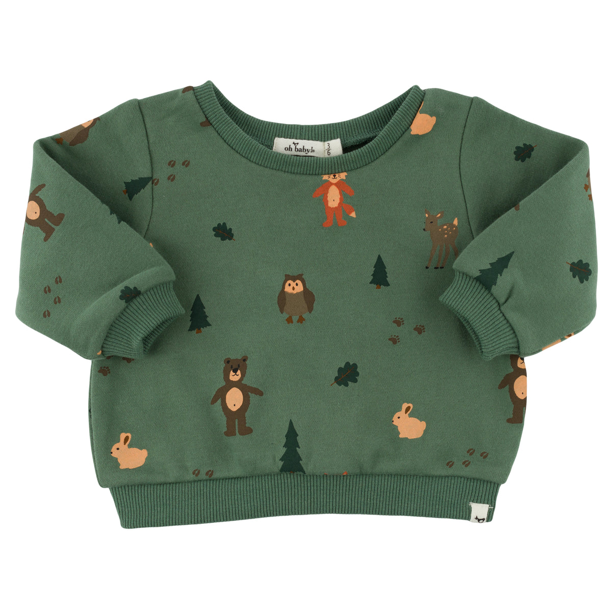Forest Friends Sweatshirt/Oh Baby