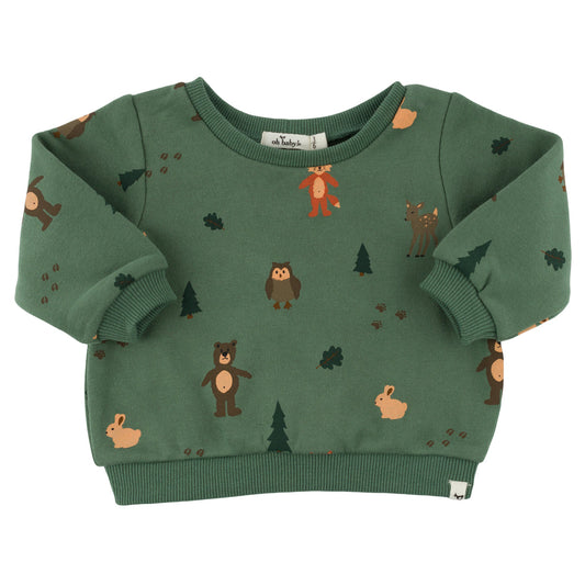 Forest Friends Sweatshirt/Oh Baby