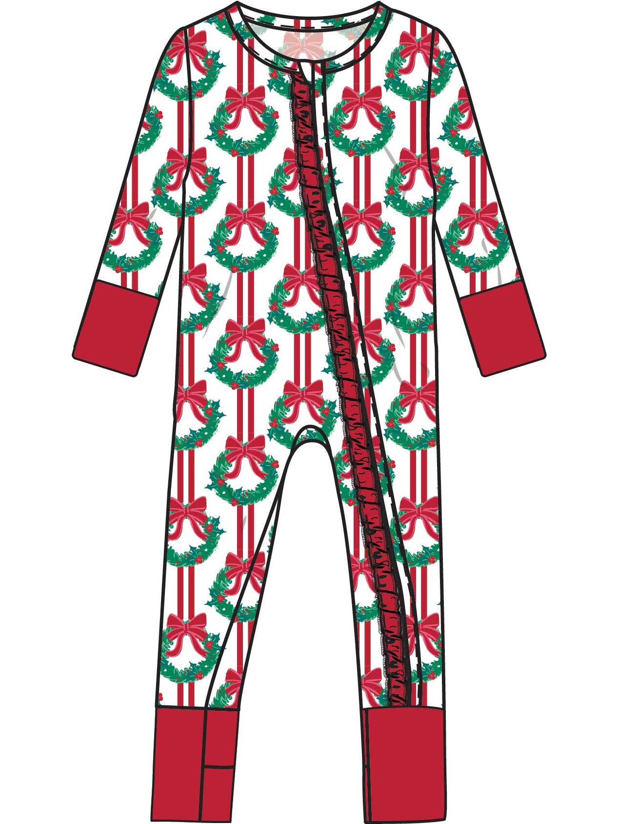 Deck The Halls Convertible One Piece/Ruffle Butts