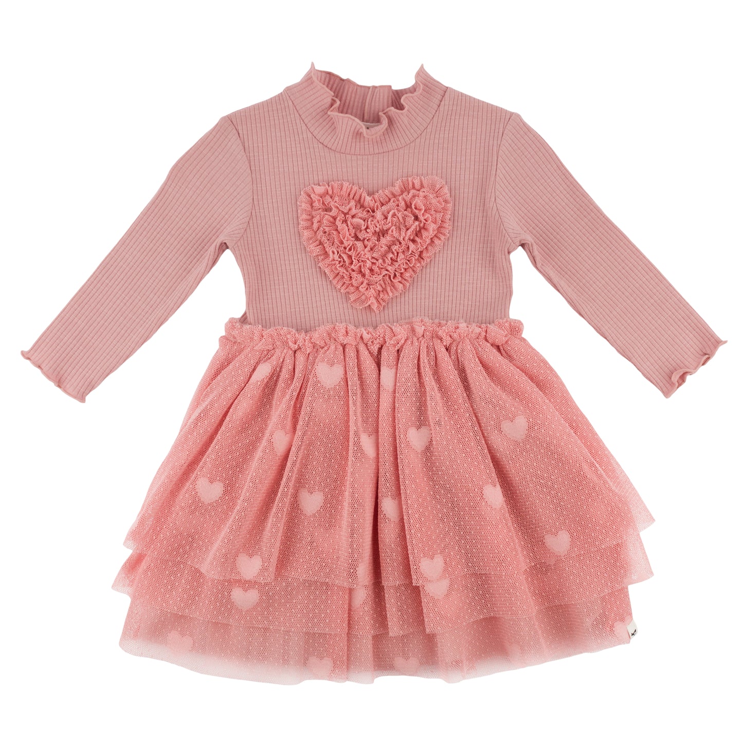 Heart Long sleeve TuTu Dress/Oh Baby