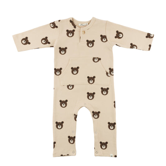 Bear Faces Romper/Oh Baby