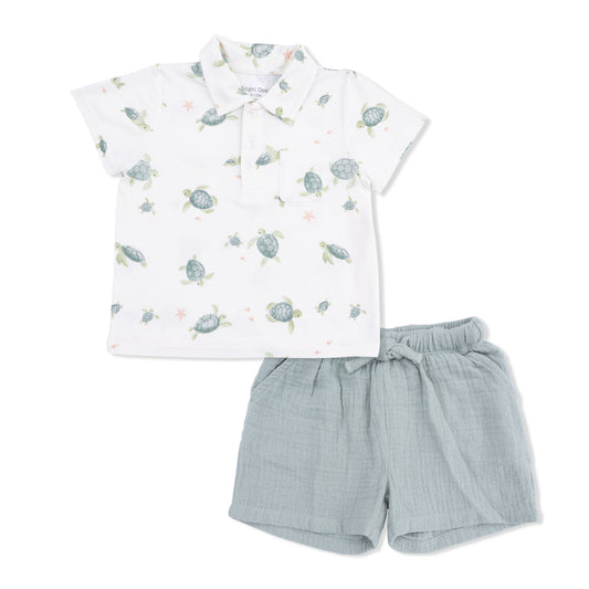 Sea Turtles Polo w/ Short/Angel Dear