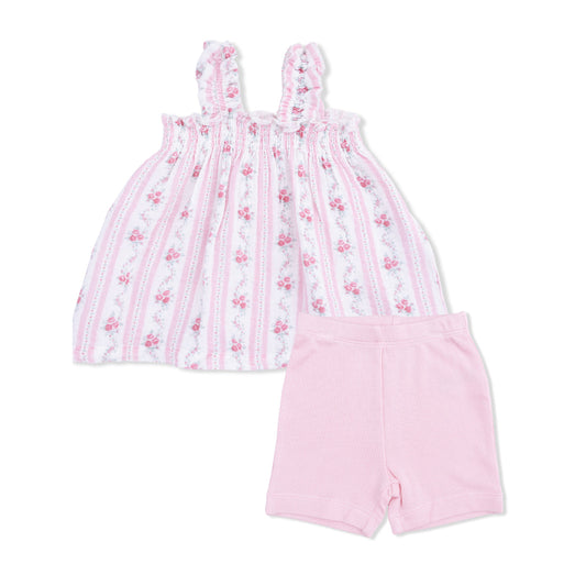 Winding Roses Top & Bike Short/Angel Dear