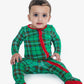 Green Nicholas Plaid Footie/Rugged Butts