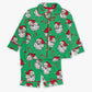 Santa Joy Button Up PJ Set/Rugged Butts